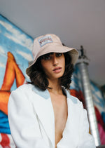 Load image into Gallery viewer, BomBucket- Double sided Bucket Hat- Beige/powder
