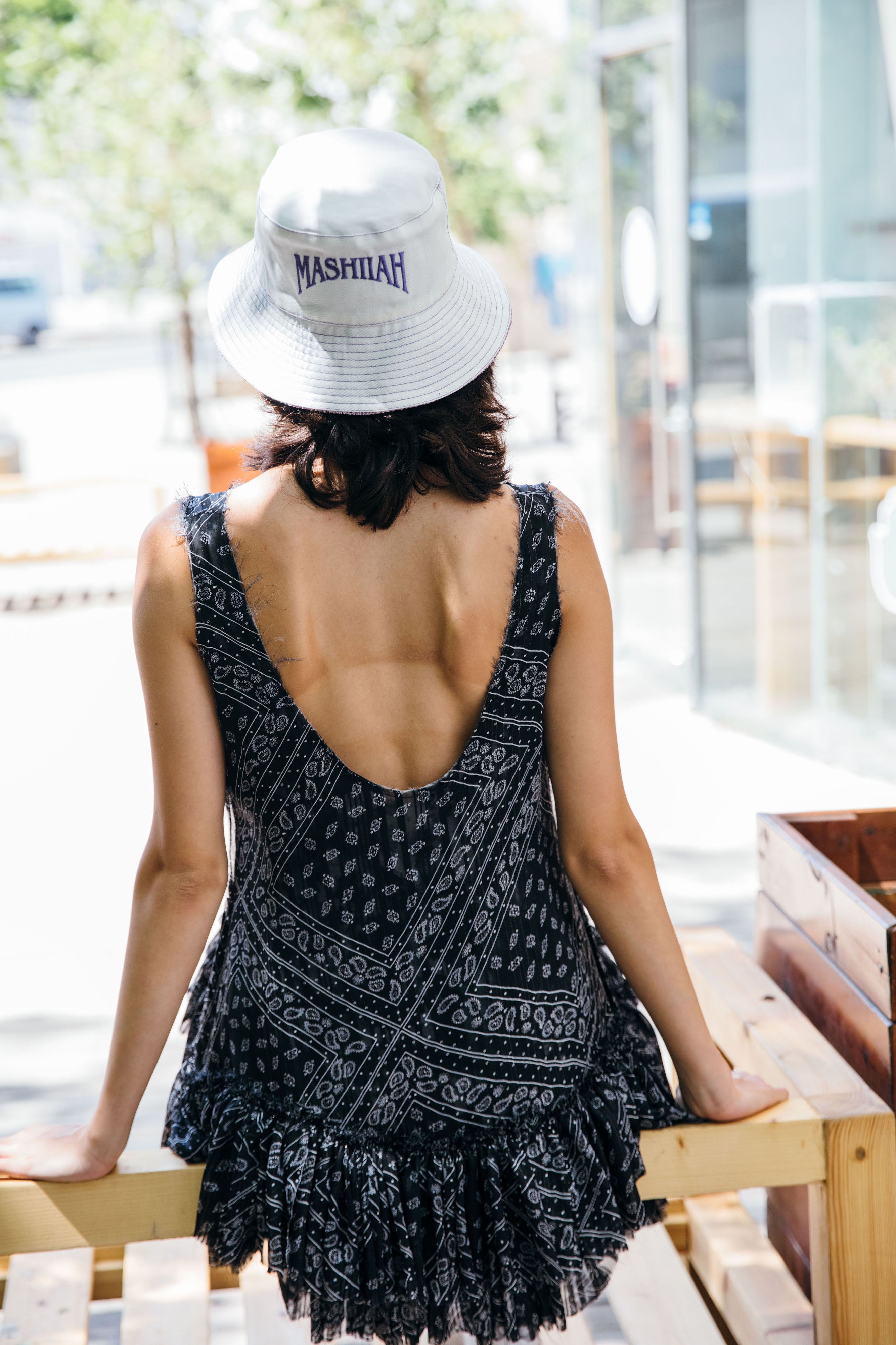 Black Bandana Print Slip Dress – Mashiiah