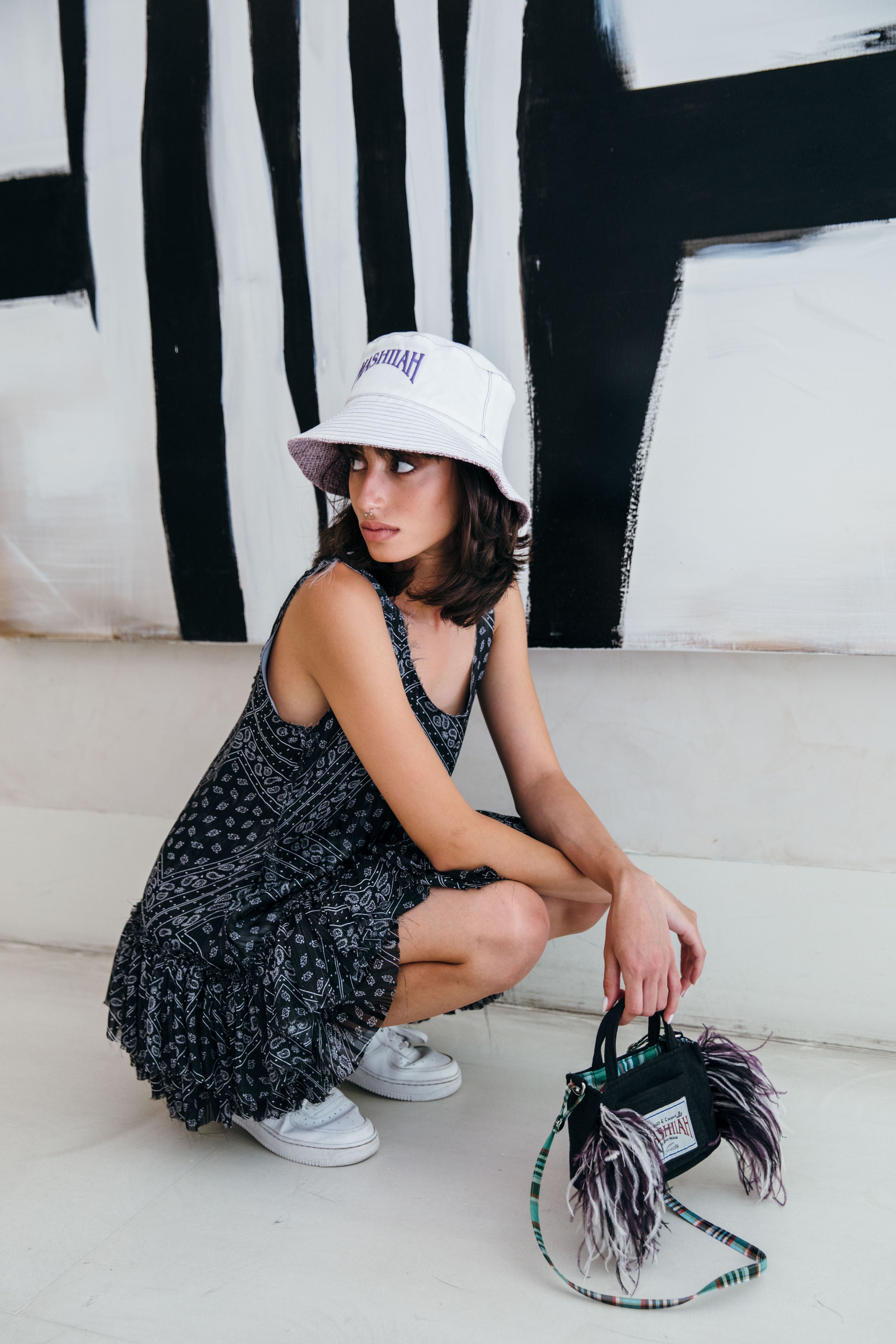 Black Bandana Print Slip Dress Mashiiah Black Bandana Print Slip Dress Mashiiah