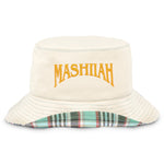 Load image into Gallery viewer, BomBucket- Double sided Bucket Hat- Beige/plaid

