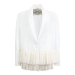 Load image into Gallery viewer, White Ruffled Jacket
